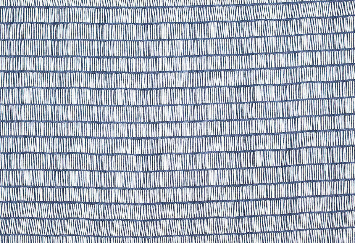 Crochet Indigo fabric by Christopher Farr Cloth