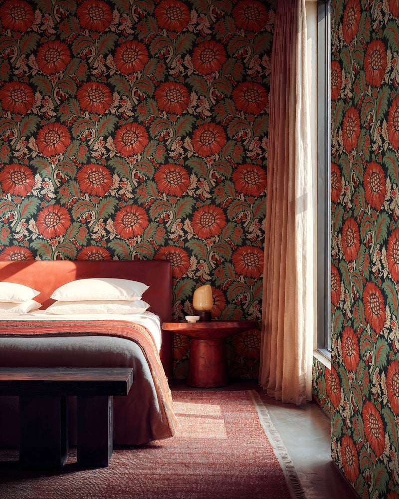 Chinese Damask Sage Damaskus Wallpaper by Coordonné