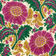 Chinese Damask Emerald Damaskus Wallpaper by Coordonné