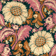 Chinese Damask Coral Damaskus Wallpaper by Coordonné