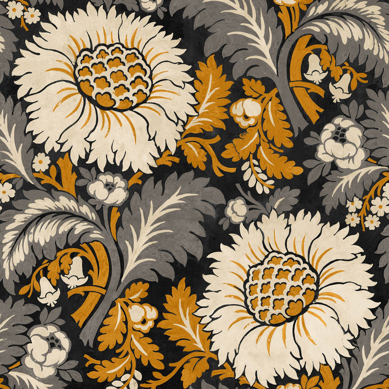 Chinese Damask Onyx Damaskus Wallpaper by Coordonné