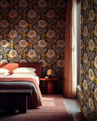 Chinese Damask Onyx Damaskus Wallpaper by Coordonné