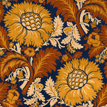 Chinese Damask Mustard Damaskus Wallpaper by Coordonné