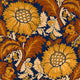 Chinese Damask Mustard Damaskus Wallpaper by Coordonné