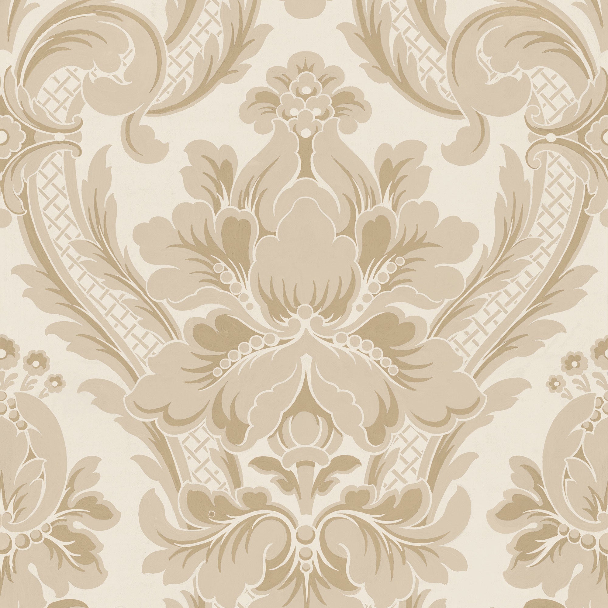 Venetian Damask Stone Damaskus Wallpaper by Coordonné