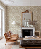 Venetian Damask Stone Damaskus Wallpaper by Coordonné