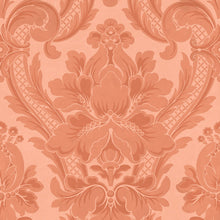 Venetian Damask Peach Damaskus Wallpaper by Coordonné