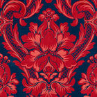 Venetian Damask Vermilion Damaskus Wallpaper by Coordonné
