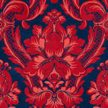 Venetian Damask Vermilion Damaskus Wallpaper by Coordonné