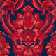 Venetian Damask Vermilion Damaskus Wallpaper by Coordonné