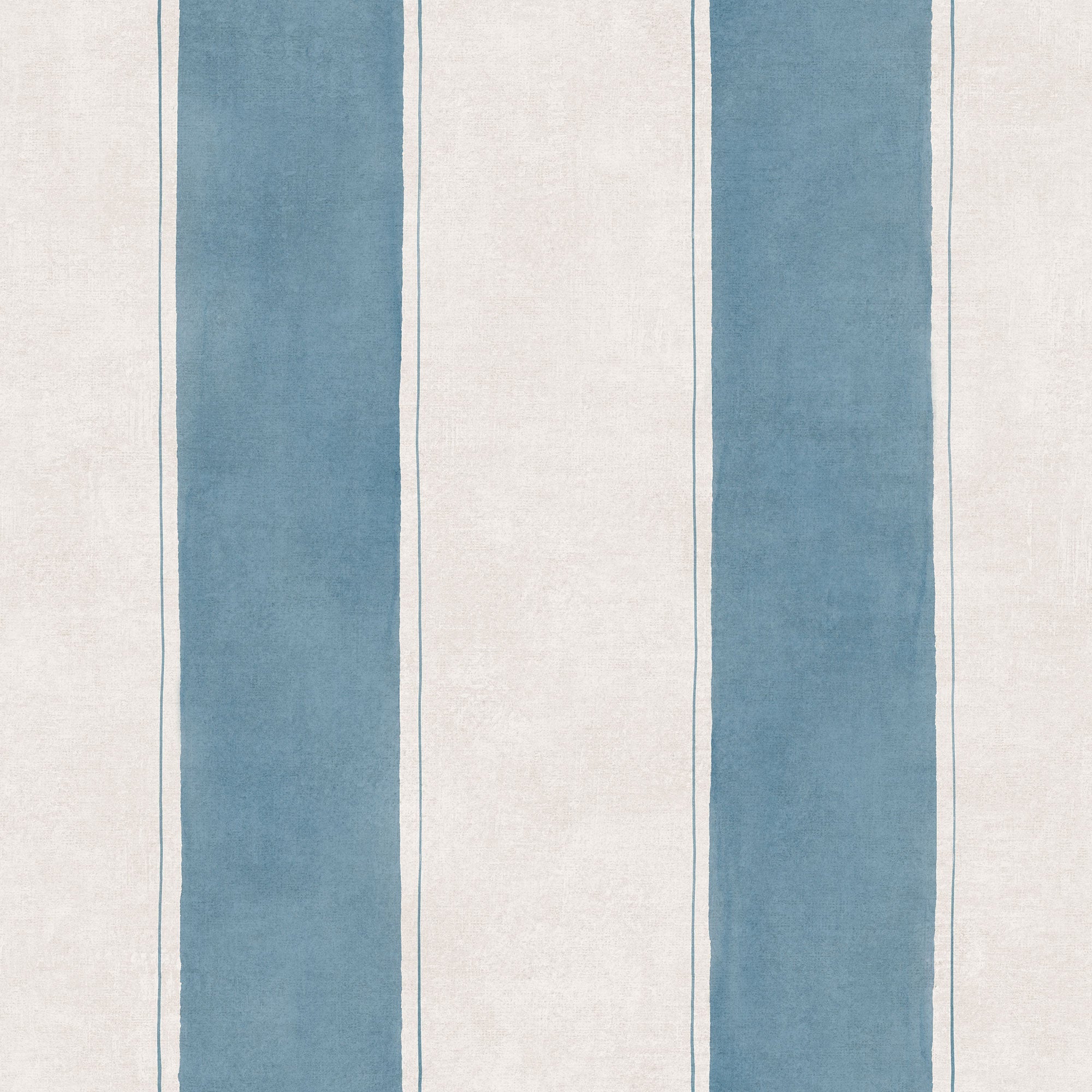 Florentine Stripe Sapphire Damaskus Wallpaper by Coordonné