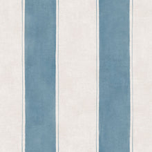 Florentine Stripe Sapphire Damaskus Wallpaper by Coordonné