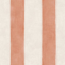Florentine Stripe Peach Damaskus Wallpaper by Coordonné