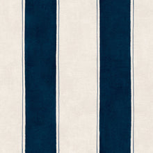Florentine Stripe Ultramar Damaskus Wallpaper by Coordonné