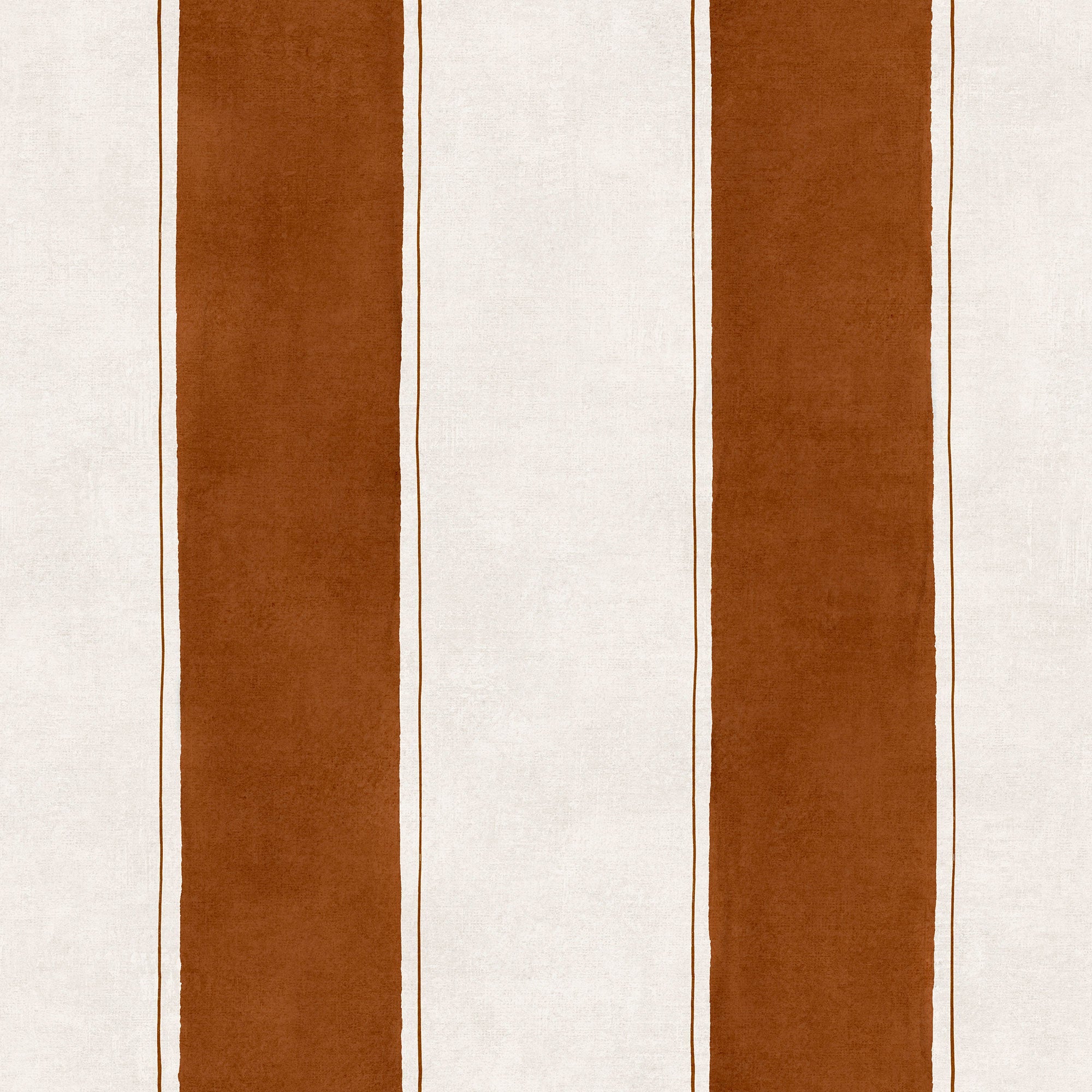 Florentine Stripe Coffee Damaskus Wallpaper by Coordonné