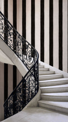 Florentine Stripe Onyx Damaskus Wallpaper by Coordonné