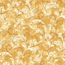 Byzantine Damask Mustard Damaskus Wallpaper by Coordonné