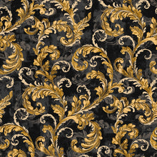 Byzantine Damask Onyx Damaskus Wallpaper by Coordonné