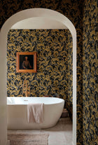 Byzantine Damask Onyx Damaskus Wallpaper by Coordonné