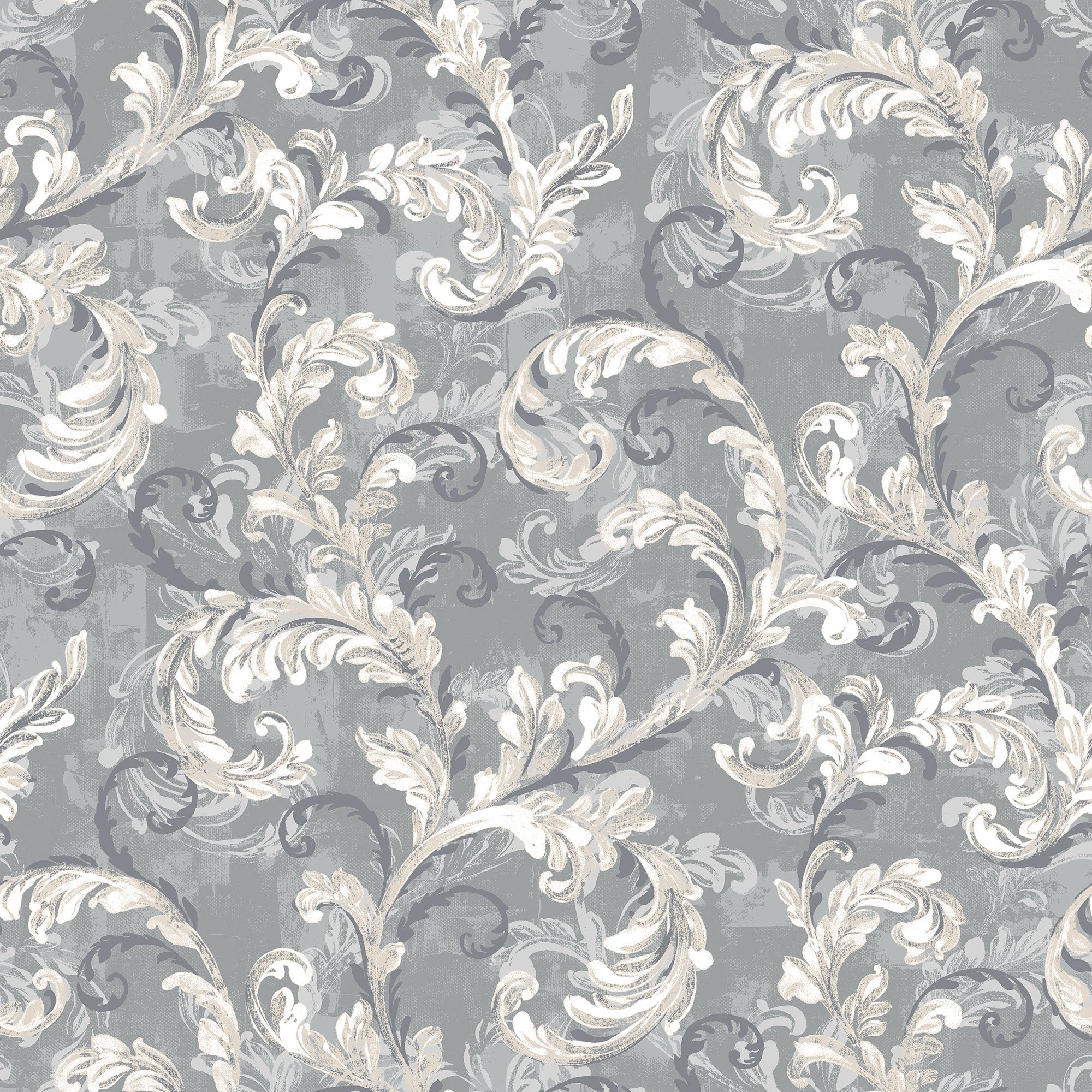 Byzantine Damask Pearl Damaskus Wallpaper by Coordonné