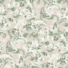 Byzantine Damask Sage Damaskus Wallpaper by Coordonné