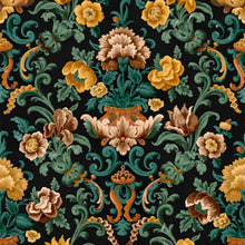 Aranjuez Damask Onyx Damaskus Wallpaper by Coordonné