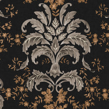 French Damask Onyx Damaskus Wallpaper by Coordonné