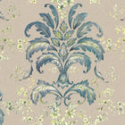 French Damask Sapphire Damaskus Wallpaper by Coordonné