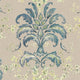 French Damask Sapphire Damaskus Wallpaper by Coordonné