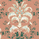 French Damask Peach Damaskus Wallpaper by Coordonné