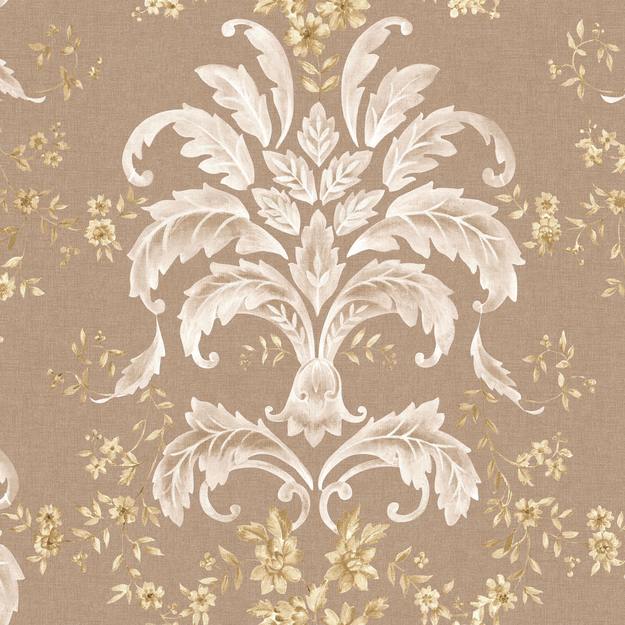 French Damask Stone Damaskus Wallpaper by Coordonné