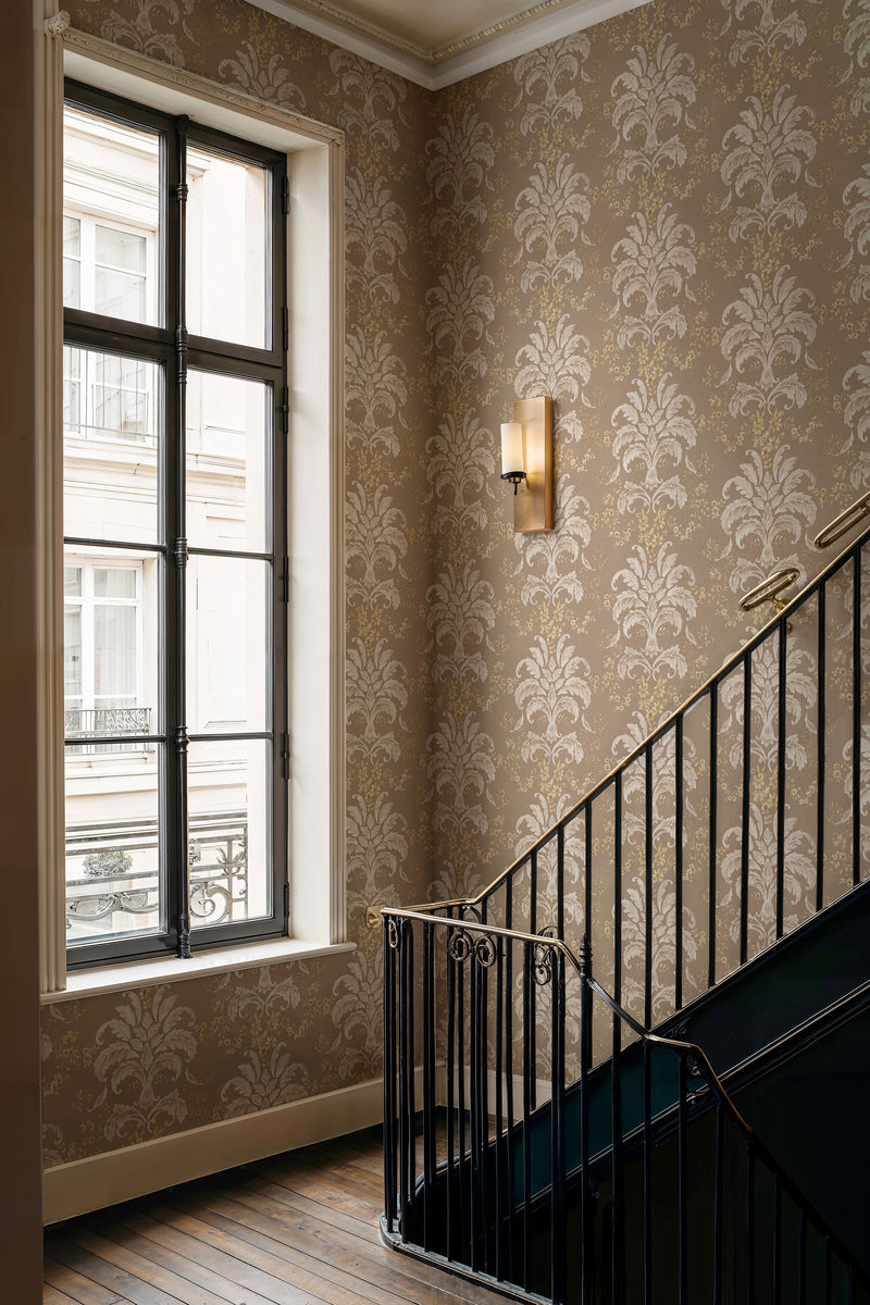 French Damask Stone Damaskus Wallpaper by Coordonné