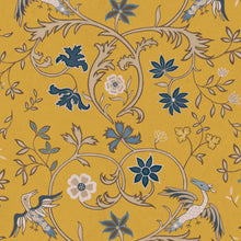 Antwerp Damask Mustard Damaskus Wallpaper by Coordonné