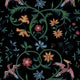 Antwerp Damask Onyx Damaskus Wallpaper by Coordonné
