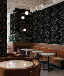 Antwerp Damask Onyx Damaskus Wallpaper by Coordonné