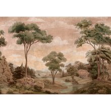 Silk Route Peach Damaskus Mural by Coordonné (400x280cm)