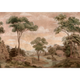 Silk Route Peach Damaskus Mural by Coordonné (400x280cm)