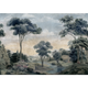 Silk Route Sapphire Damaskus Mural by Coordonné (400x280cm)