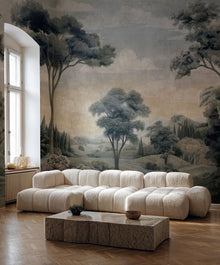 Silk Route Sapphire Damaskus Mural by Coordonné (400x280cm)