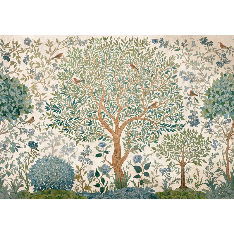 Varanasi Tree Stone Damaskus Mural by Coordonné (400x280cm)