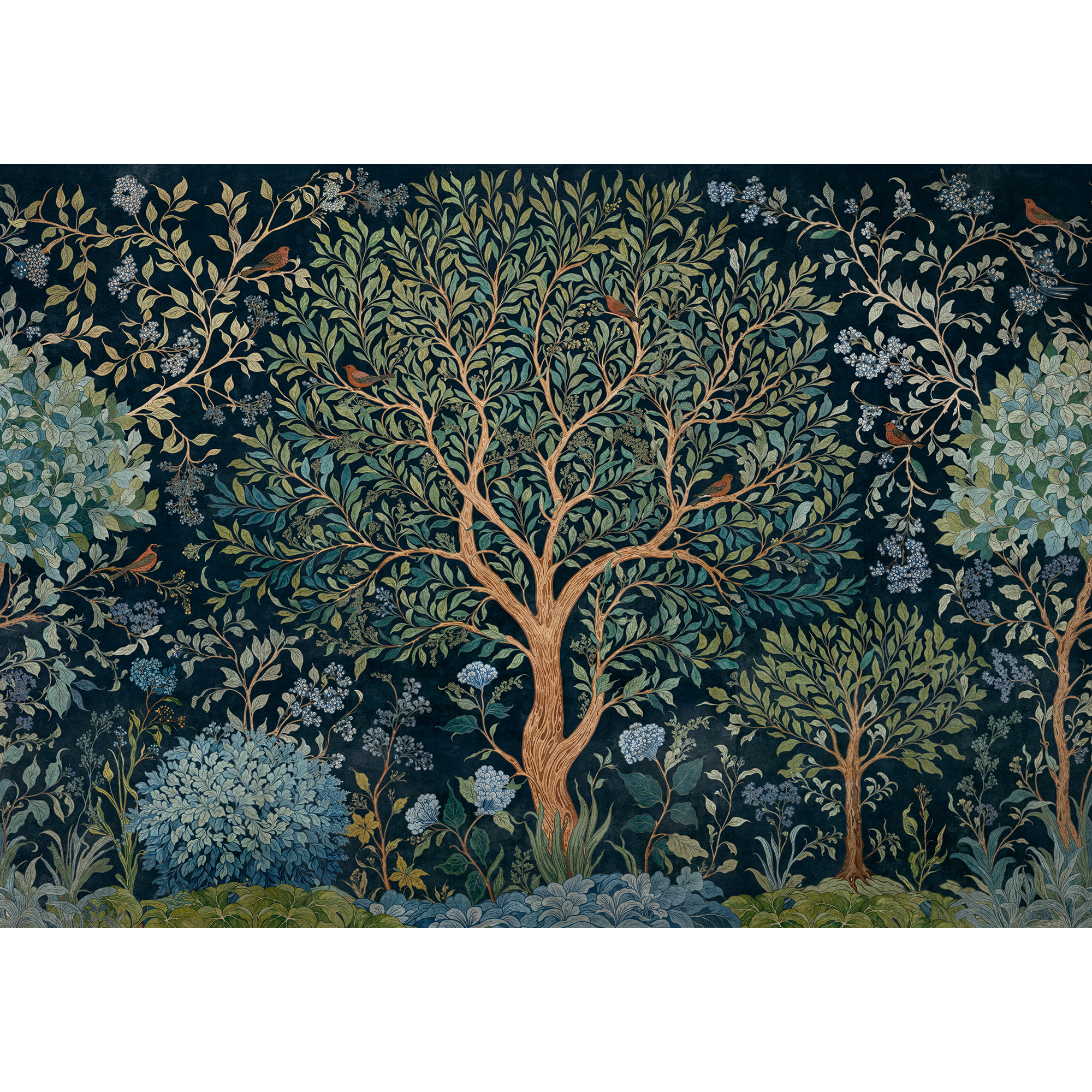Varanasi Tree Onyx Damaskus Mural by Coordonné (400x280cm)