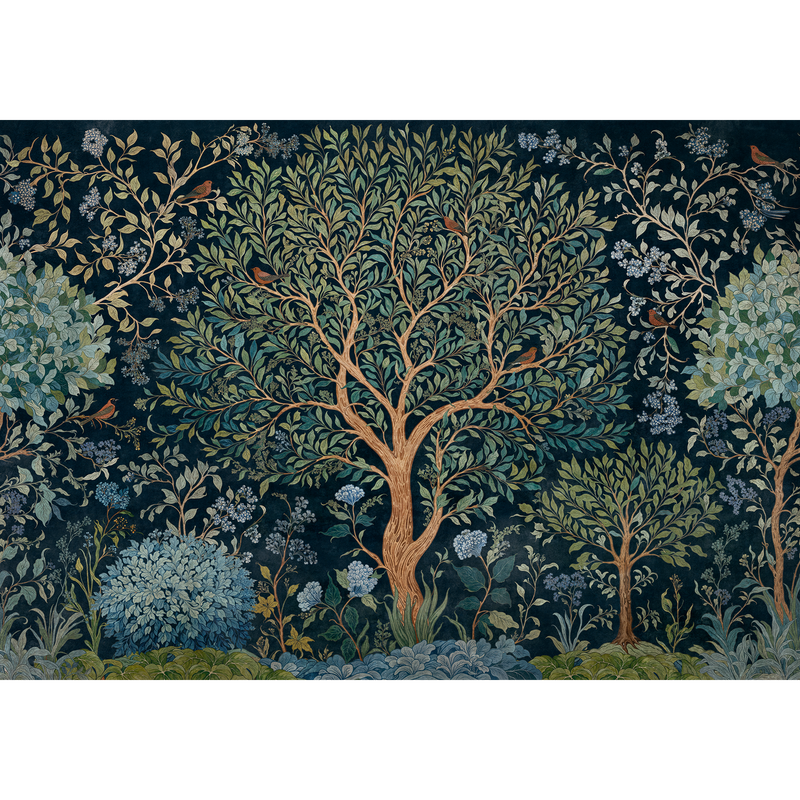 Varanasi Tree Onyx Damaskus Mural by Coordonné (400x280cm)