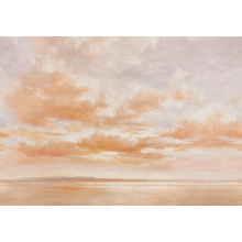 Cumulus Clouds Coral Damaskus Mural by Coordonné (400x280cm)
