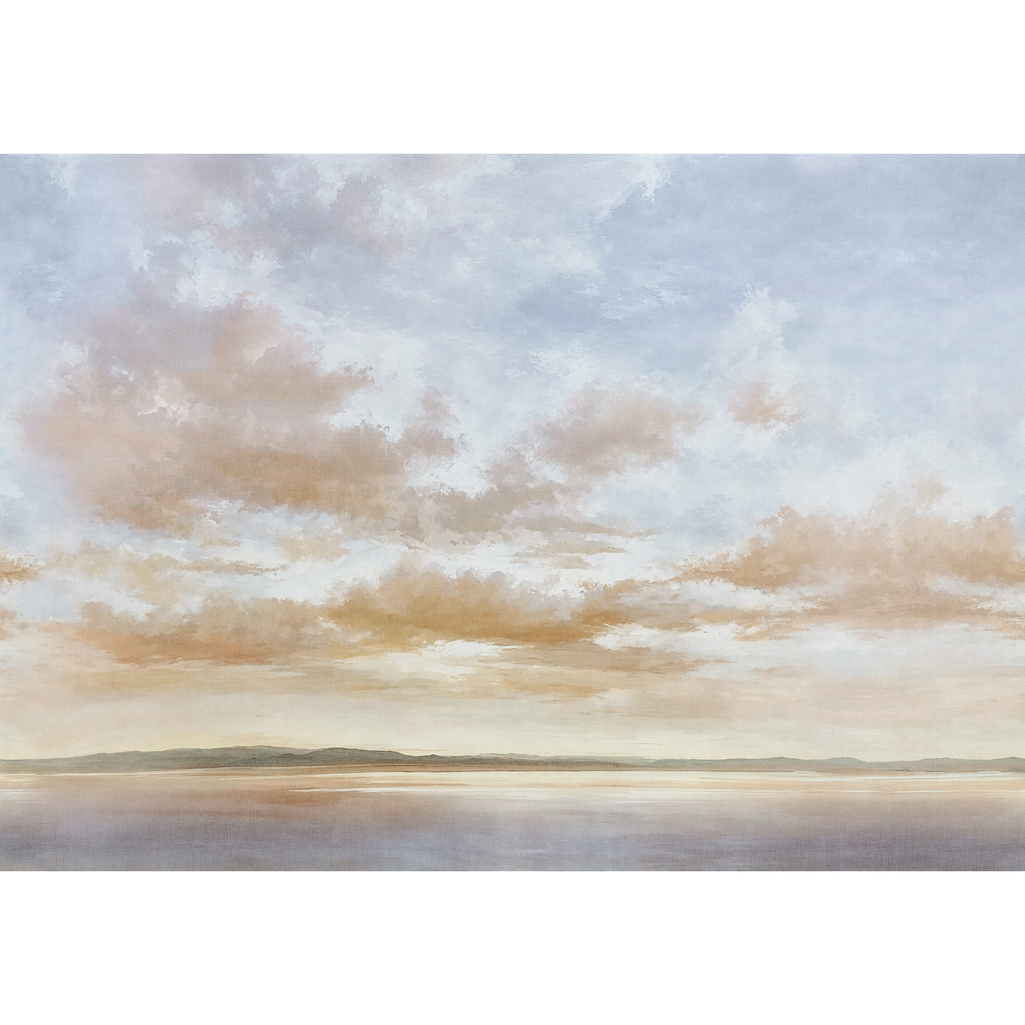 Cumulus Clouds Sapphire Damaskus Mural by Coordonné (400x280cm)