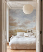 Cumulus Clouds Sapphire Damaskus Mural by Coordonné (400x280cm)