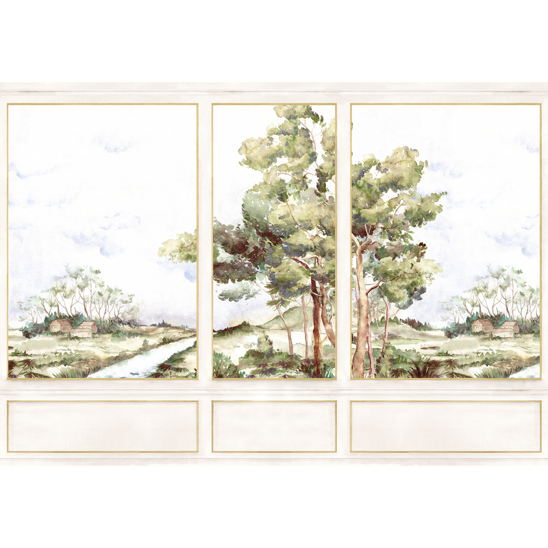 Damaskus View Stone Damaskus Mural by Coordonné (400x280cm)