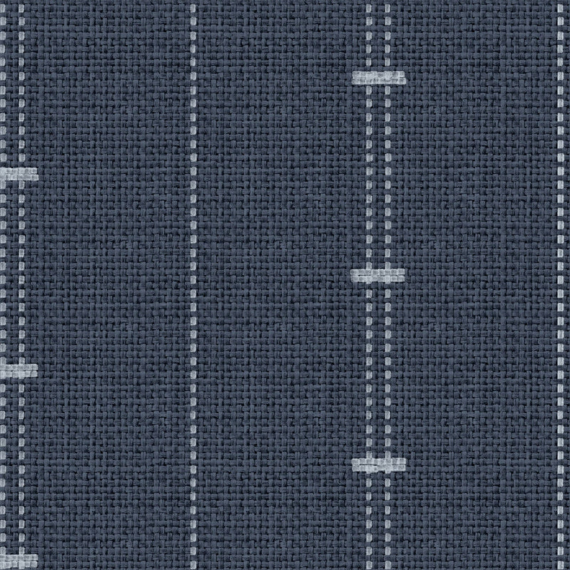 Raíces Blue/Navy Raffias Eco Wallpaper by Coordonné