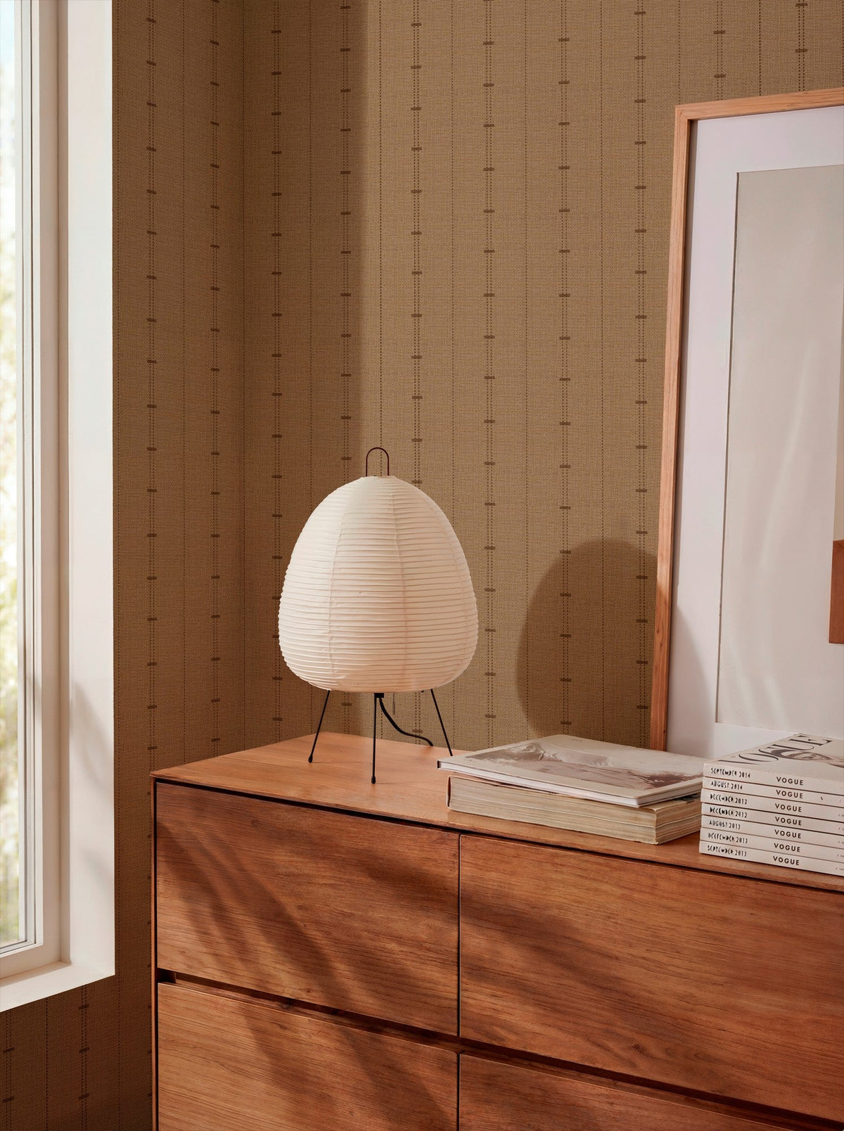 D00204 Raíces Brown 2 Raffias Eco Wallpaper by Coordonné