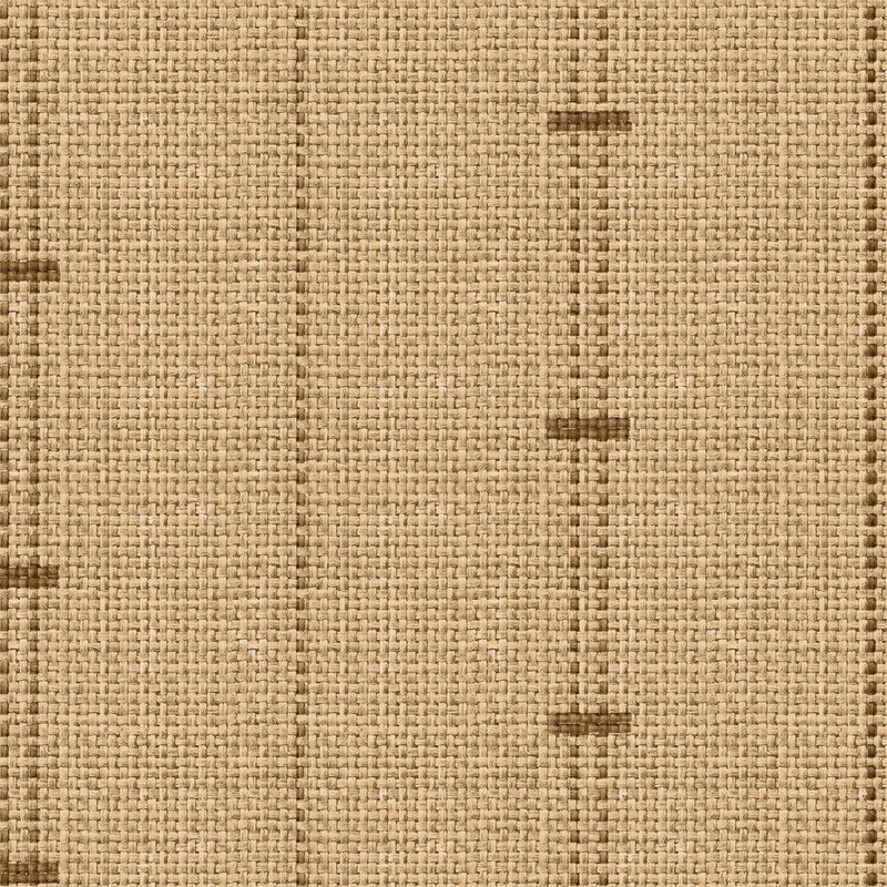 Raíces Brown 3 Raffias Eco Wallpaper by Coordonné