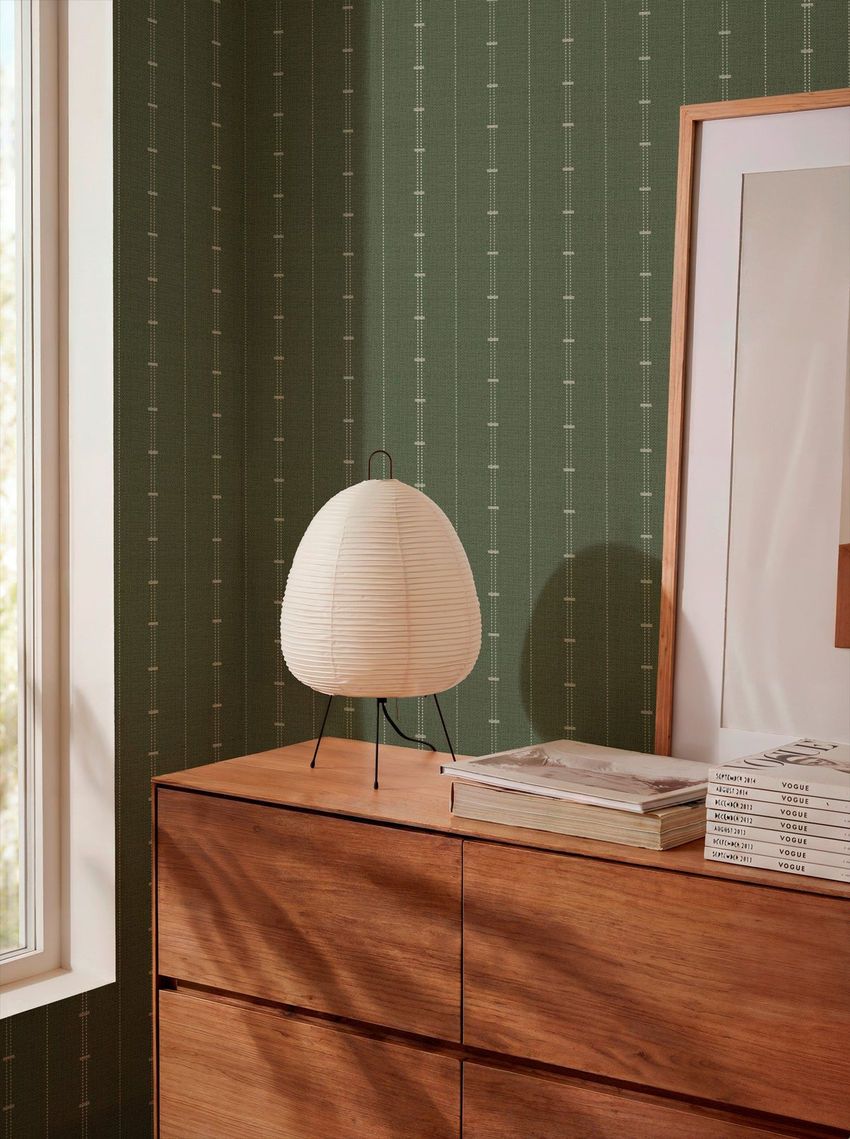 D00208 Raíces Green Raffias Eco Wallpaper by Coordonné